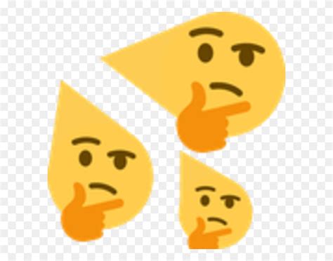 Thweating Thinking Face Emoji Know Your Meme Facebook Emojis PNG