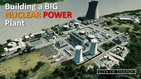 Building A Big Nuclear Power Plant Cities Skylines Thando 31 Youtube