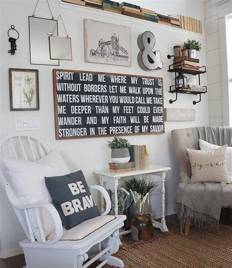 Awesome Farmhouse Gallery Wall Ideas With Fixer Upper Charm The