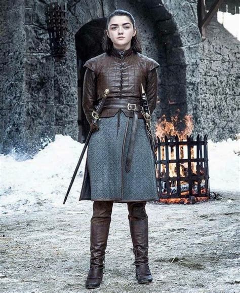 Game Of Thrones Arya Stark Season Replica Costume Got Etsy