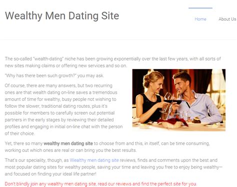 Brand New Dating Website Launched Exclusively For Rich Men