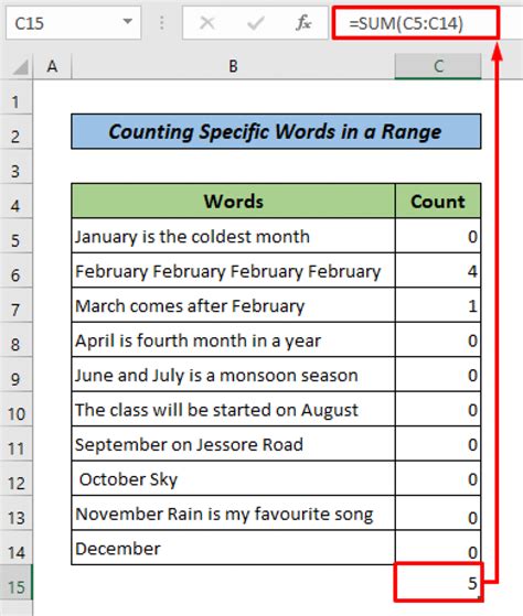 How To Count Words In Excel With Formula 2 Handy Examples
