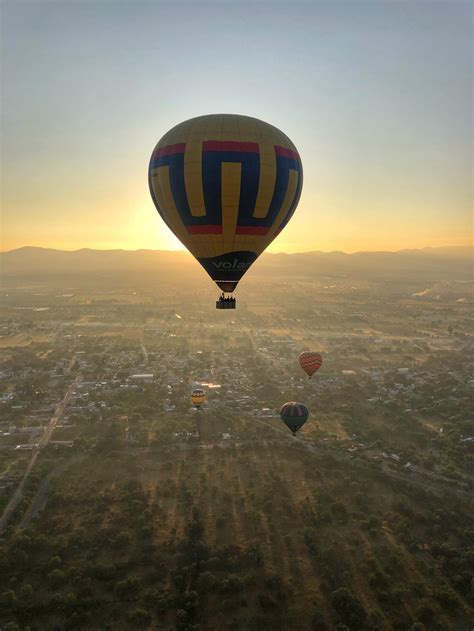 Ride A Hot Air Balloon Over The Teotihuacan Pyramids In Mexico City — Ariellesays