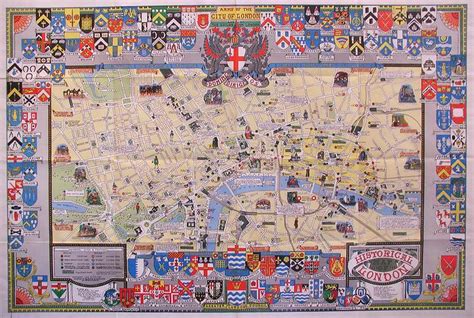 Historical Map Of London The Old Map Gallery