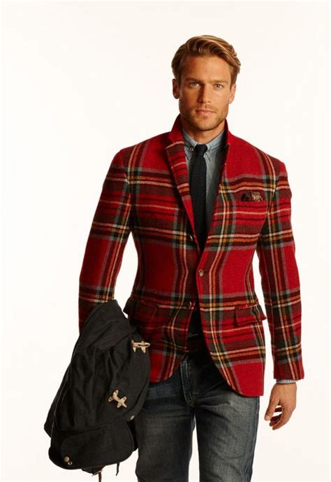 Ralph Lauren Menswear Red Plaid Jacket Well Dressed Men