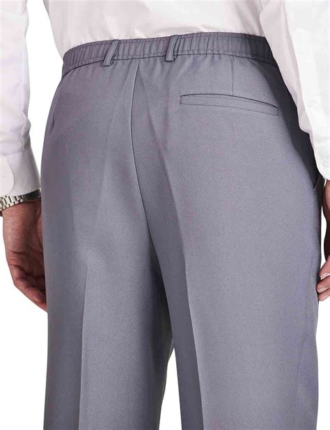 Pack Of 2 Elasticated Waist Pull On Trousers Chums