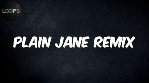 plain jane remix feat nicki minaj lyrics a ap ferg youtube