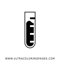 Dibujo De Tubo De Ensayo Para Colorear Ultra Coloring Pages