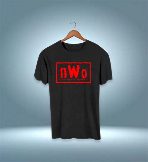 New World Order T Shirt Nwo Logo Wcw Professional Wrestling Free