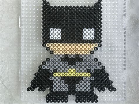 Batman Full Body Hama Beads Pixel Art Creatividad Manos Pixeles