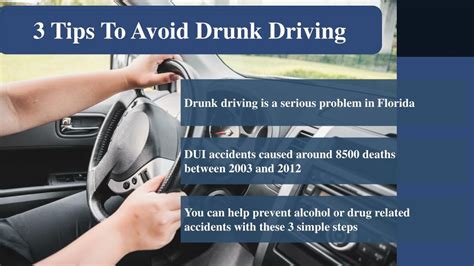 Ppt 3 Ways To Avoid Drunk Driving Powerpoint Presentation Free Download Id7560419