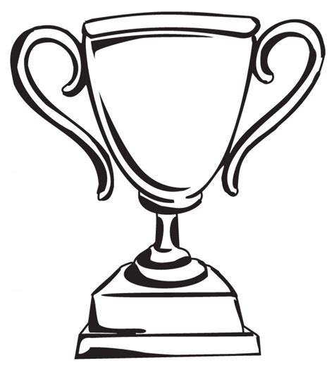 Trophy Coloring Pages Coloring Home