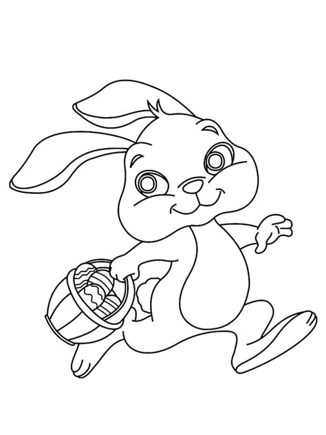 Commence par tracer un ovale horizontal (le corps du lapin). Coloriage Lapin de Pâques : 20 coloriages à imprimer gratuitement