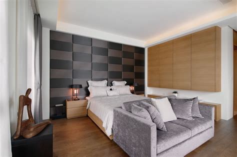 An easy way to add a headboard — just paint it on! Headboard feature wall | Interior Design Ideas.