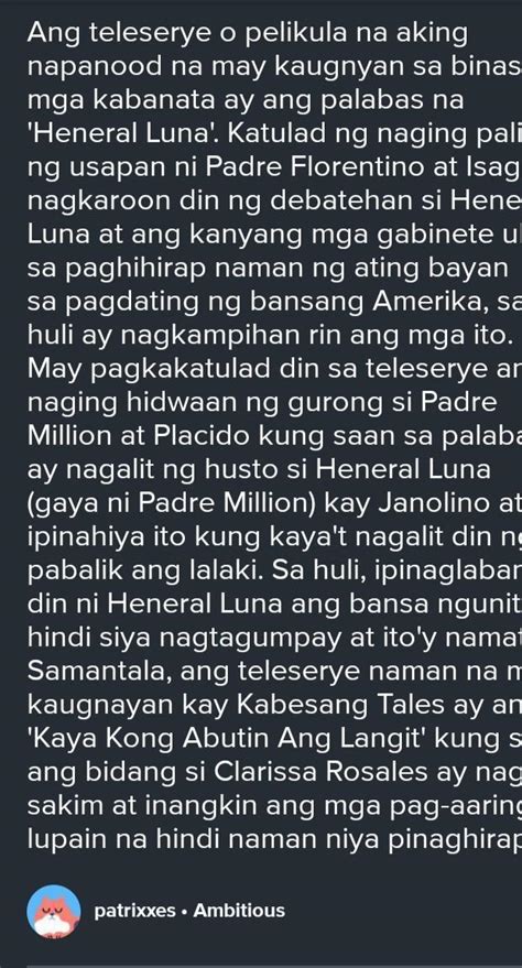 Gawain Sa Pagkatuto Bilang Panuto Magsalaysay Ng Mga Pangyayari Sa