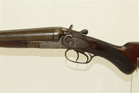 Bayard Arms Co Belgian Double Barrel Hammer Shotgun Candr Antique004