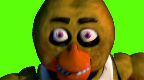 Fnaf 7 Ultimate Custom Night Chica Jumpscare Green Screen Youtube