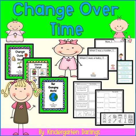 Change Over Time Printable Activities And Readers For Kindergarten And