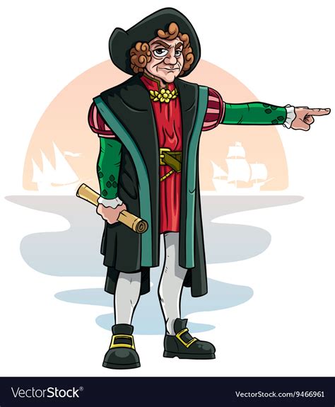 Christopher Columbus Royalty Free Vector Image