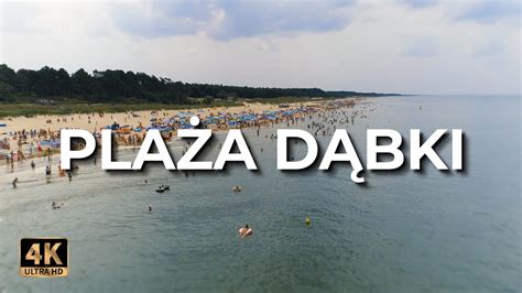 Plaża Dąbki Plaża w Dąbkach z drona Lato LECE W MIASTO 4k