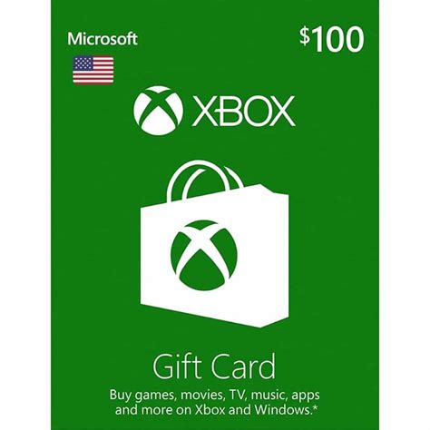 Xbox T Card 100 Usd Xbox 100 Usa Xbox One 360 Scheda Up
