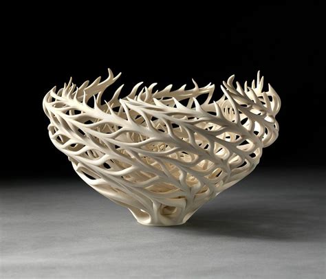 Porcelain Vessels Inspired By The Ocean Sculpted By Jennifer Mccurdyby