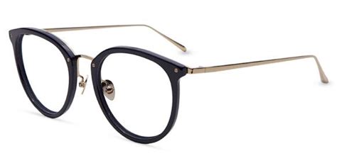Unisex Full Frame Mixed Material Eyeglasses
