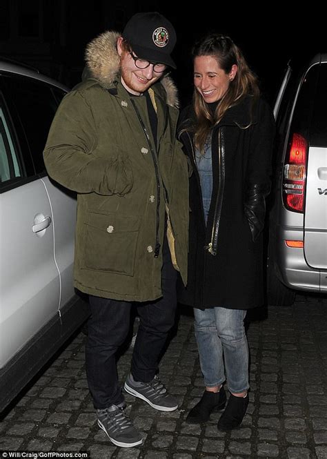 Ed Sheeran Steps Out With Girlfriend Cherry Seaborn Daily Mail Online
