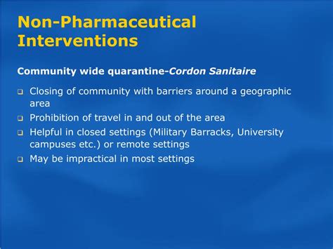 Ppt Non Pharmaceutical Interventions Powerpoint Presentation Free