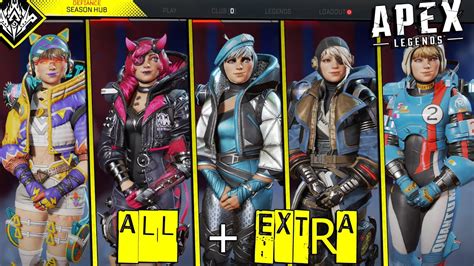 Apex Legends Wattson All Skins Standard Extra Emotes Banners