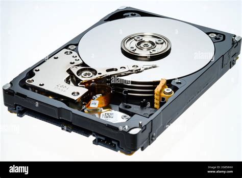 A Computers Hard Disk Hdd Data Storage Drive Without Shield Show