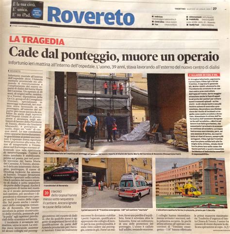 L'italia del sud, è sempre stata più arretrata rispetto al nord. Sulle morti da "caduta dall'alto" - Studio Kompas Srls