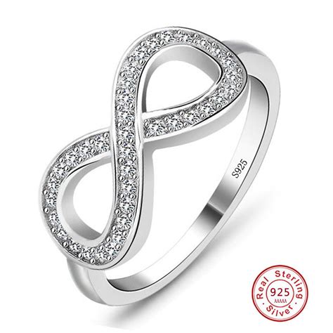 925 Sterling Silver Infinity Ring