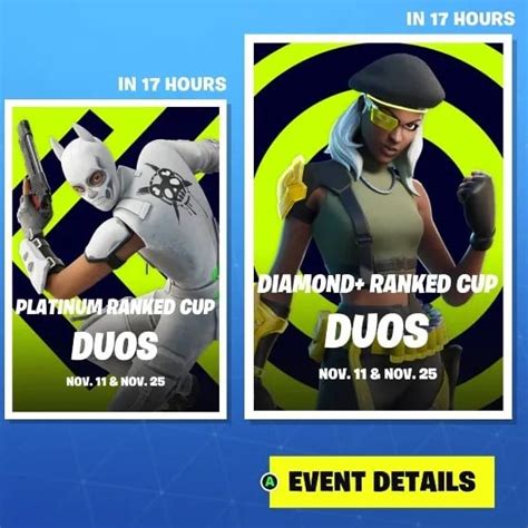 Fortnite Og Ranked Cups Guide Event Overview Schedule Rewards And How
