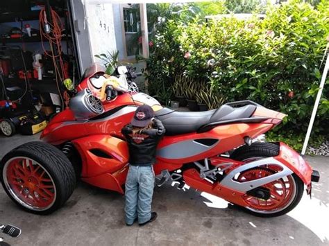 Can am spyder three wheel motorcycles motorcycles for sale trike motorcycle moto bike black wheels off road sporty look touring. Pin by Selwyn Jones on Can Am Spyder | Trike motorcycle ...