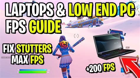 How To Fix Stutters Fps Drops And Boost Fps In Fortnite Chapter 3