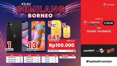 Harga normal dari paket internet ini yaitu rp.45.000, tetapi dengan menu hot offer. Telkomsel Promo Beli Paket dan Menangkan Ratusan Hadiah di Kilau Gemilang Borneo - undian.info