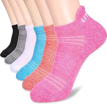 Amazon Com LITERRA Womens Ankle Socks 6 Pairs Ankle Athletic Socks