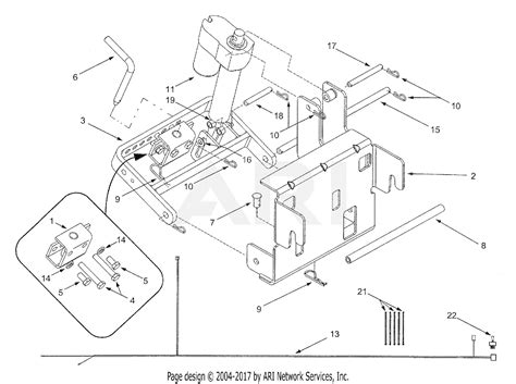 Mtd Oem 190 824 Electric Sleeve Hitch 2002 Parts Diagram For Electric
