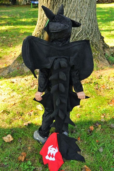 Toothless Night Fury Felt Costume Diytwo Many October 2014