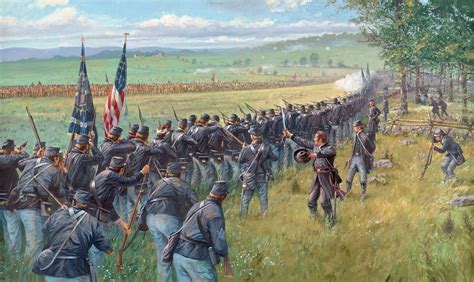Fighting On The Ridges By Dale Gallon Gettysburg Pa July 1 1863