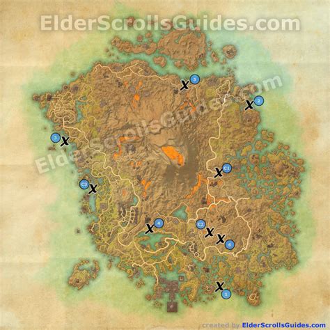 Vvardenfell Treasure Map Locations Elder Scrolls Online Guides