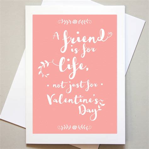 Therefore, this valentine's day will be dedicated to you, best friend. Valentine's Day Card For Friends By Ink Pudding ...