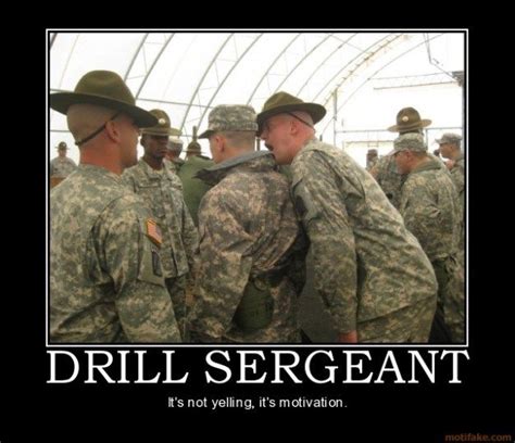 Drill Sergeant Army Drill Sergeant Demotivational Poster 1269295344