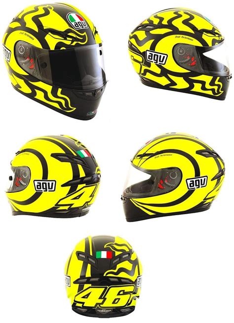 Chico Mosca Helmet Agv Gp Tech Valentino Rossi Winter Test