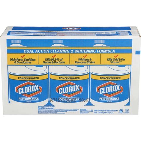 Clorox Performance Bleach 3 Ct Instacart