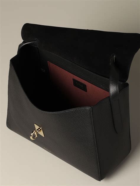 Furla Outlet Top Handle Bag In Textured Leather Shoulder Bag Furla