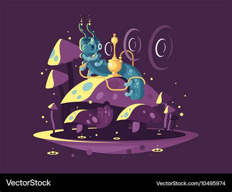 Absolem Character From Alice In Wonderland Vector Image