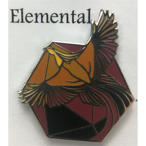 Elemental Enamel Pin A Fistful Of Dice