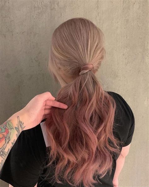 Two Tone Hair Color Ideas New Hair Color Trends Gaya Rambut Warna Rambut Warna